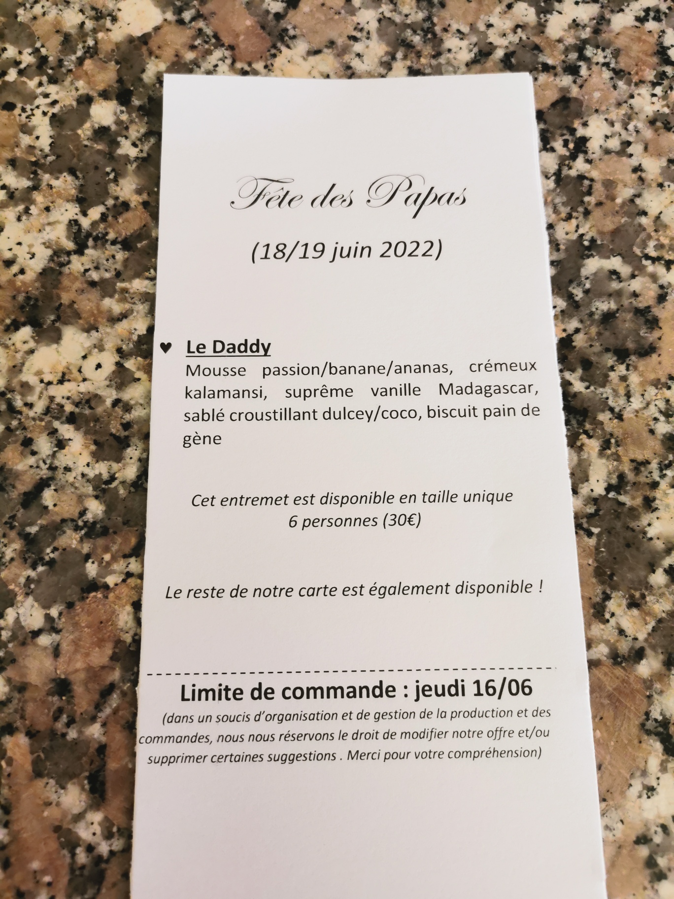 Pâtisserie Arnaud Zussy - 19 juin : fête des papas 🤩